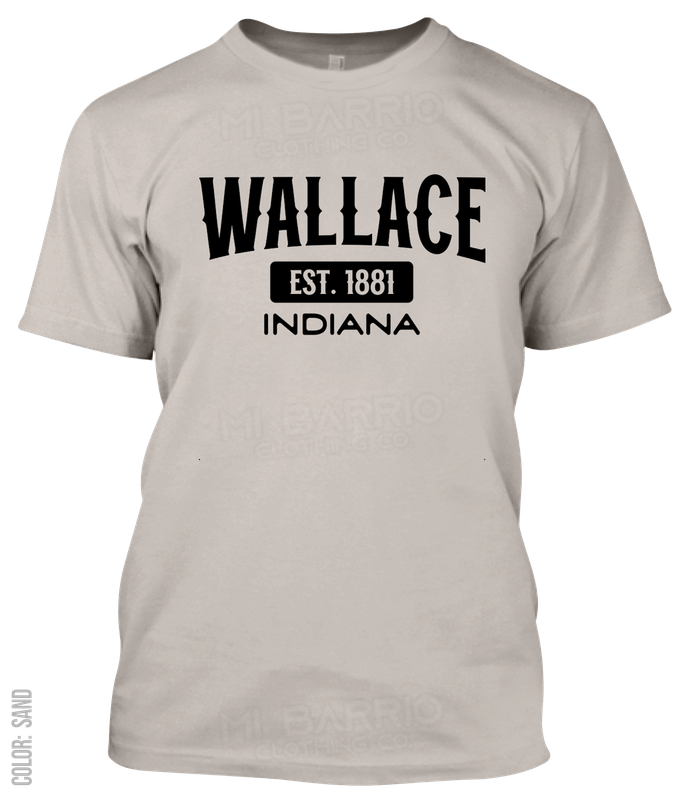 Wallace, Indiana Athletic T-Shirt