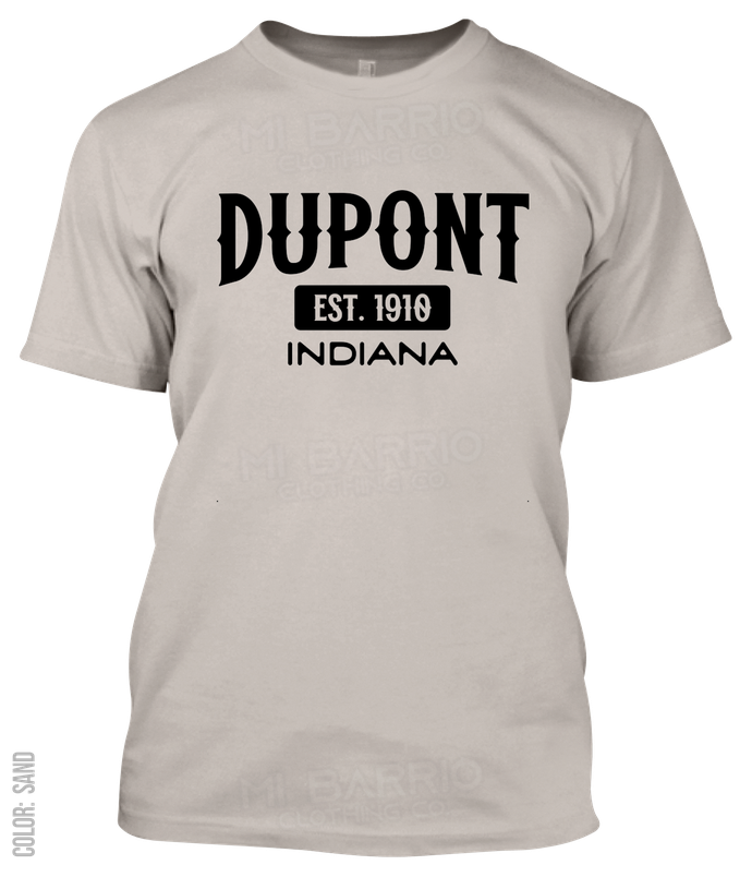 Dupont, Indiana Athletic T-Shirt