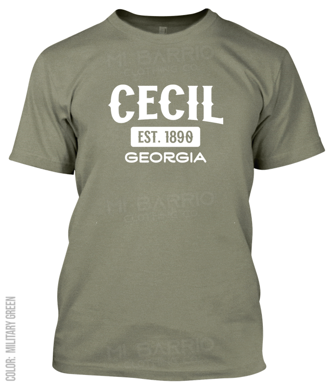 Cecil, Georgia Athletic T-Shirt