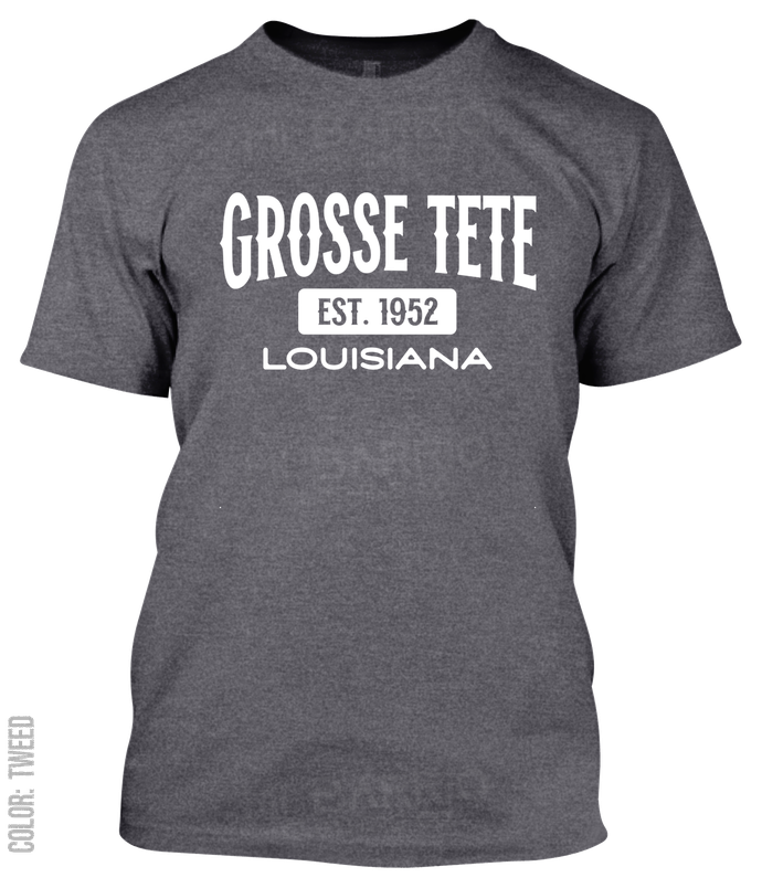 Grosse Tete, Louisiana Athletic T-Shirt