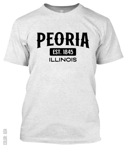 Peoria, Illinois Athletic T-Shirt