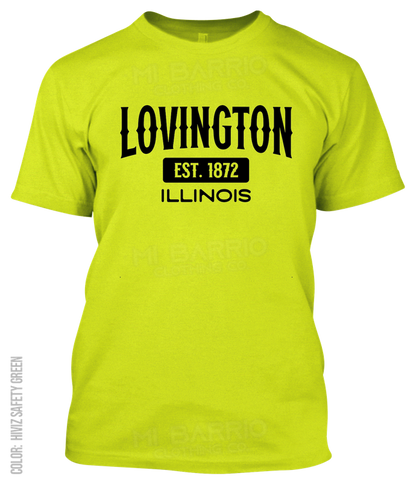 Lovington, Illinois Athletic T-Shirt