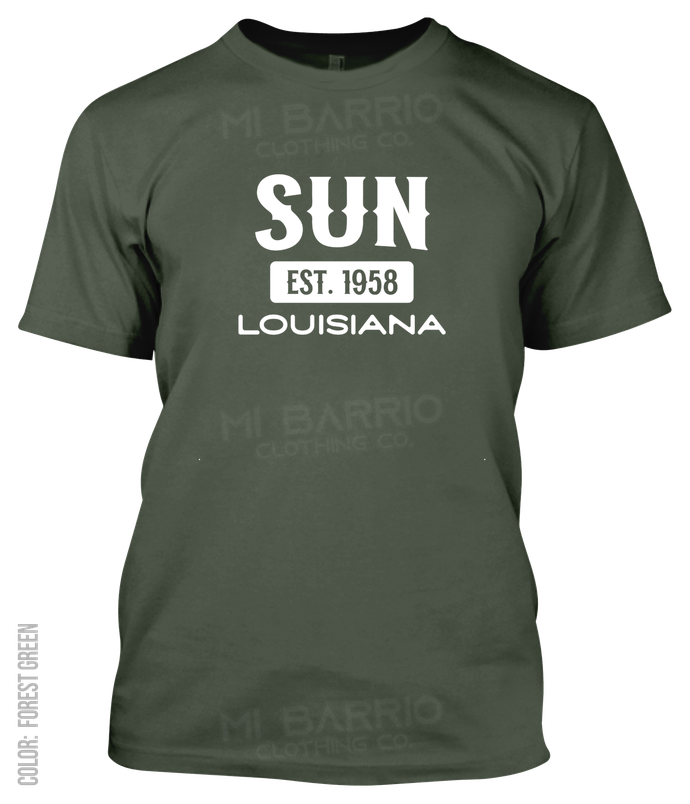 Sun, Louisiana Athletic T-Shirt