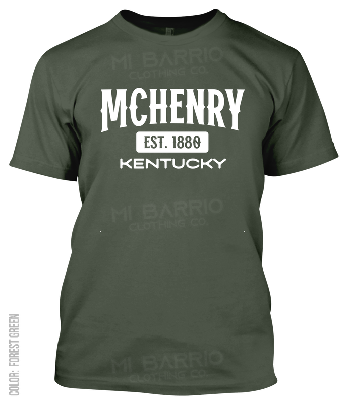 Mchenry, Kentucky Athletic T-Shirt