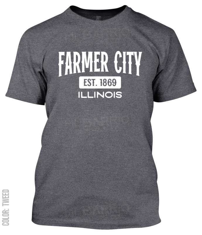 Farmer City, Illinois Athletic T-Shirt