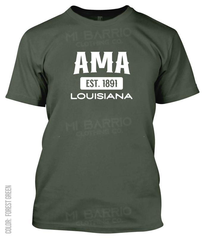 Ama, Louisiana Athletic T-Shirt