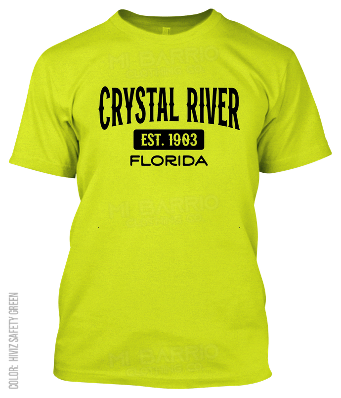 Crystal River, Florida Athletic T-Shirt