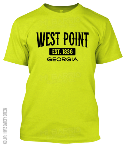 West Point, Georgia Athletic T-Shirt