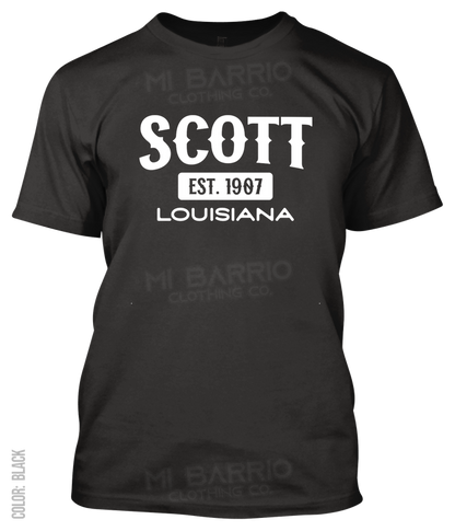 Scott, Louisiana Athletic T-Shirt