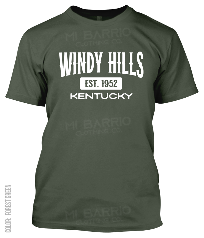 Windy Hills, Kentucky Athletic T-Shirt