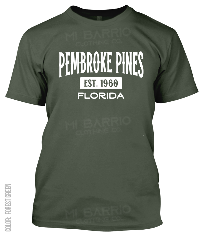 Pembroke Pines, Florida Athletic T-Shirt