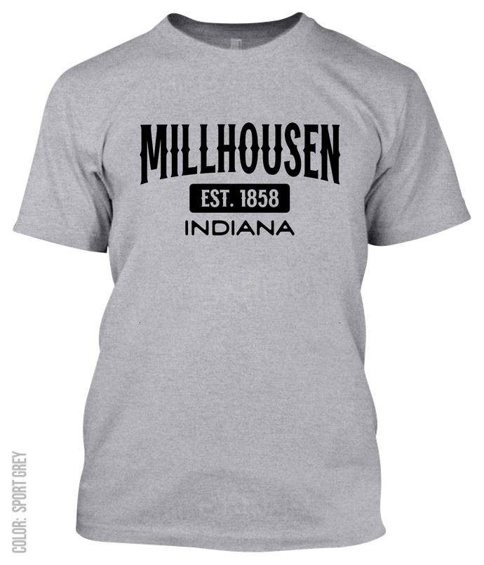 Millhousen, Indiana Athletic T-Shirt