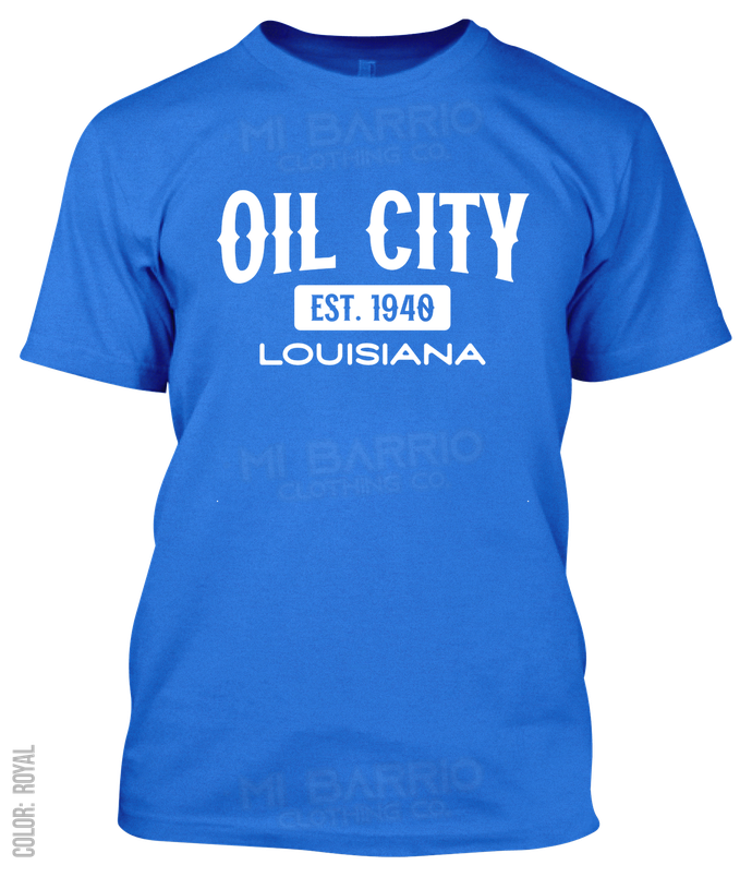 Oil City, Louisiana Athletic T-Shirt