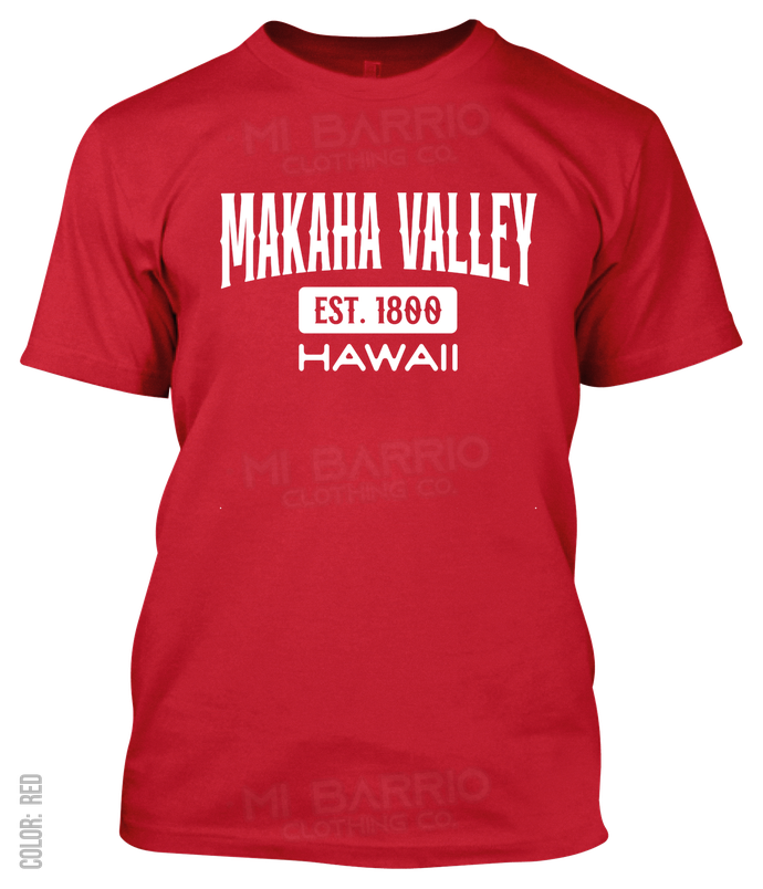 Makaha Valley, Hawaii Athletic T-Shirt