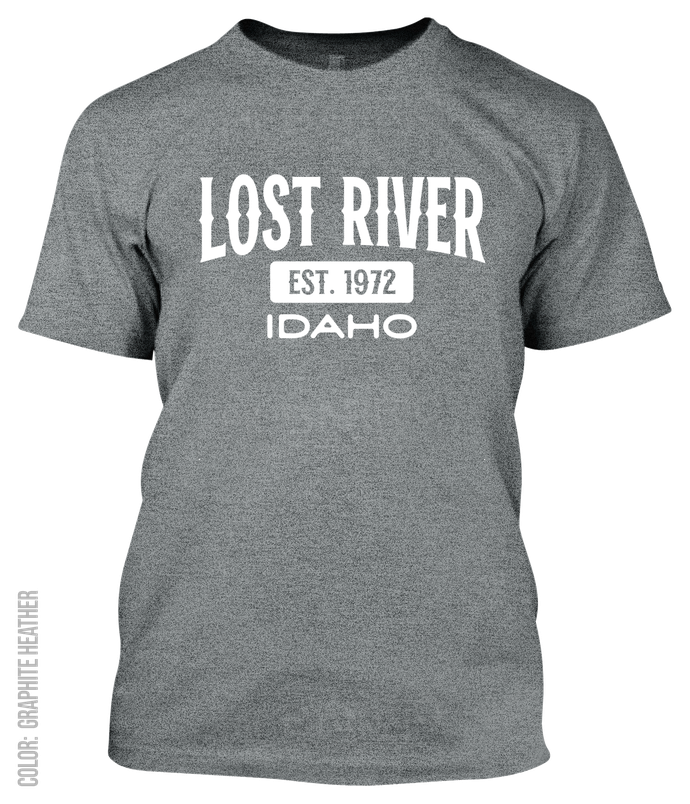 Lost River, Idaho Athletic T-Shirt