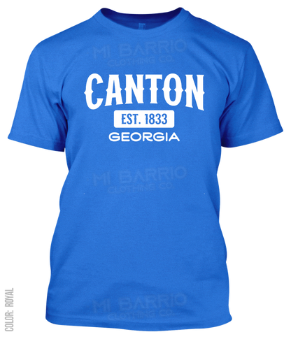 Canton, Georgia Athletic T-Shirt