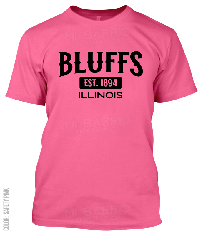 Bluffs, Illinois Athletic T-Shirt