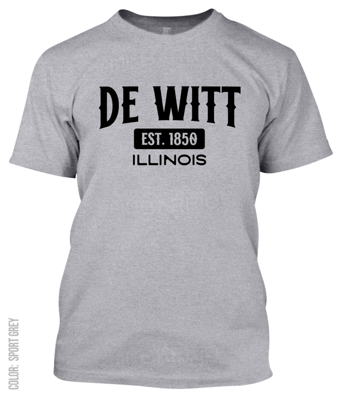 De Witt, Illinois Athletic T-Shirt