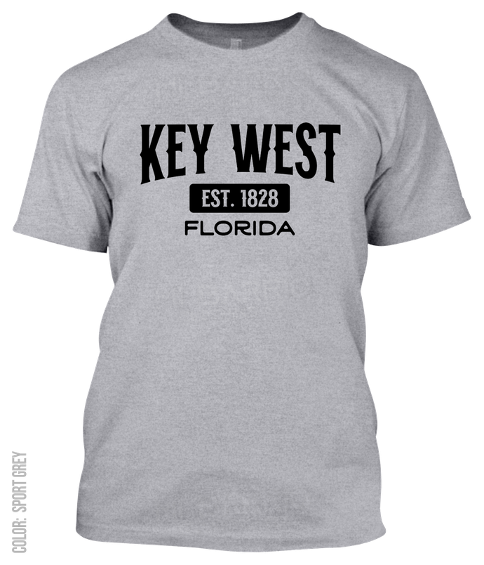 Key West, Florida Athletic T-Shirt