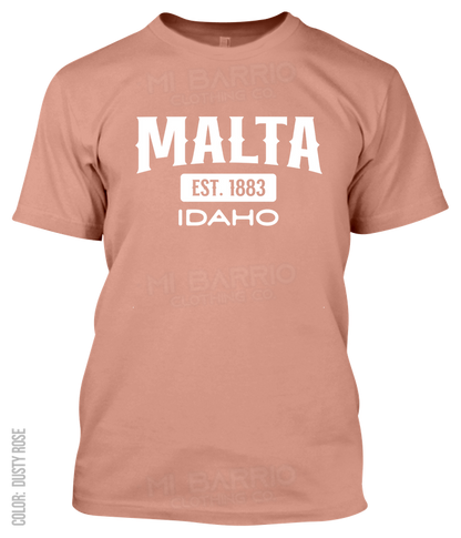 Malta, Idaho Athletic T-Shirt