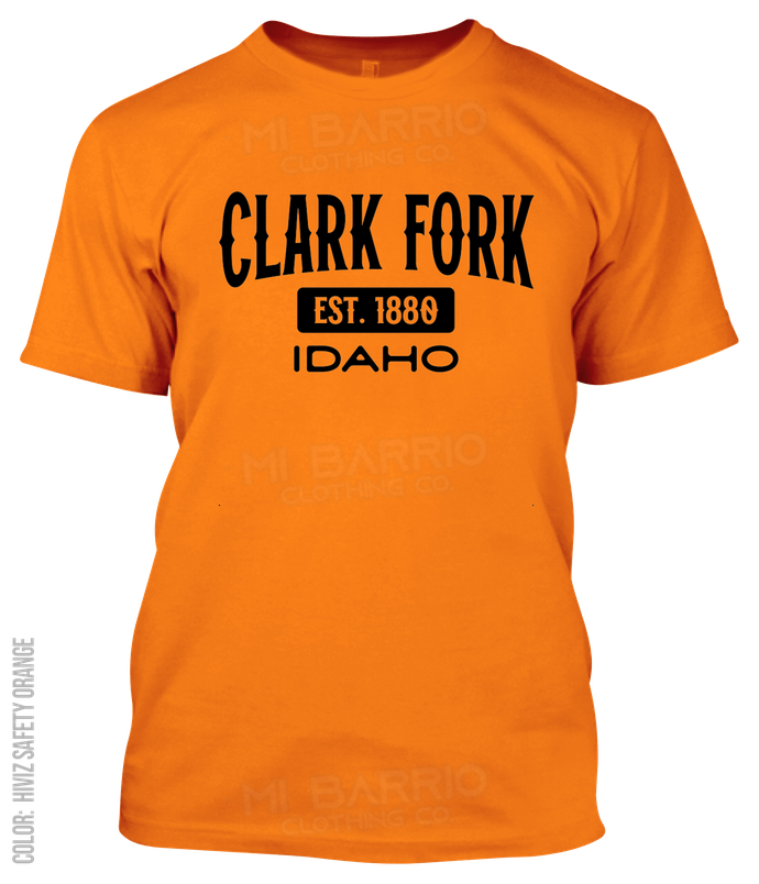 Clark Fork, Idaho Athletic T-Shirt