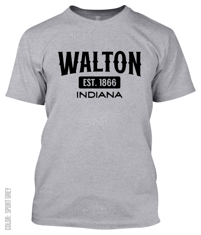 Walton, Indiana Athletic T-Shirt
