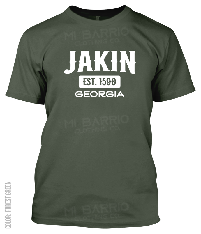 Jakin, Georgia Athletic T-Shirt