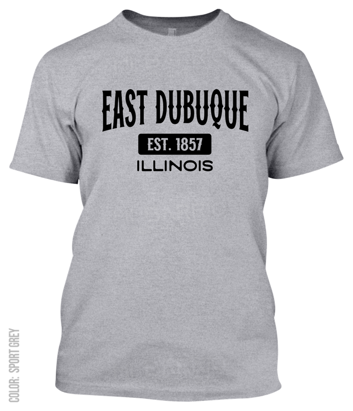 East Dubuque, Illinois Athletic T-Shirt