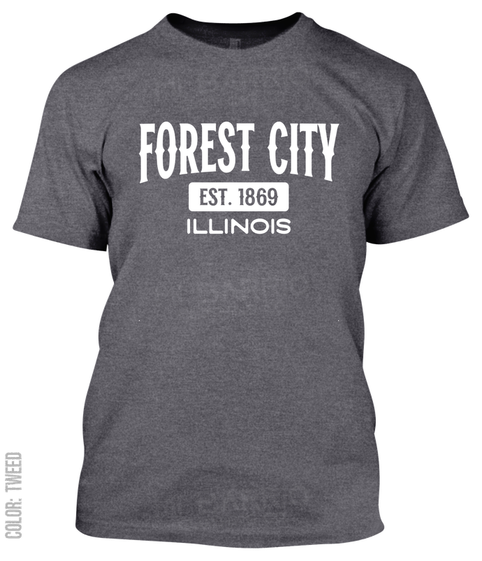 Forest City, Illinois Athletic T-Shirt
