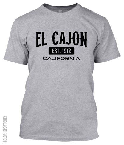El Cajon, California Athletic T-Shirt