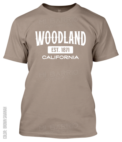Woodland, California Athletic T-Shirt