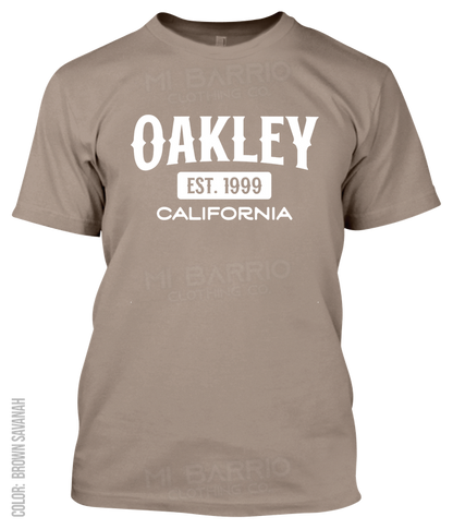 Oakley, California Athletic T-Shirt