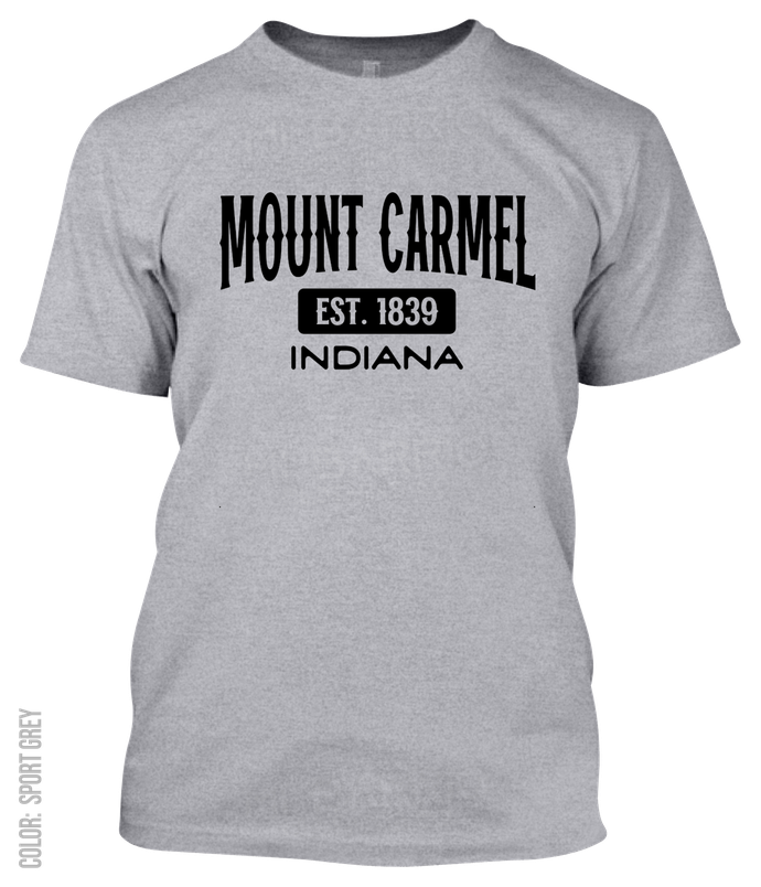 Mount Carmel, Indiana Athletic T-Shirt