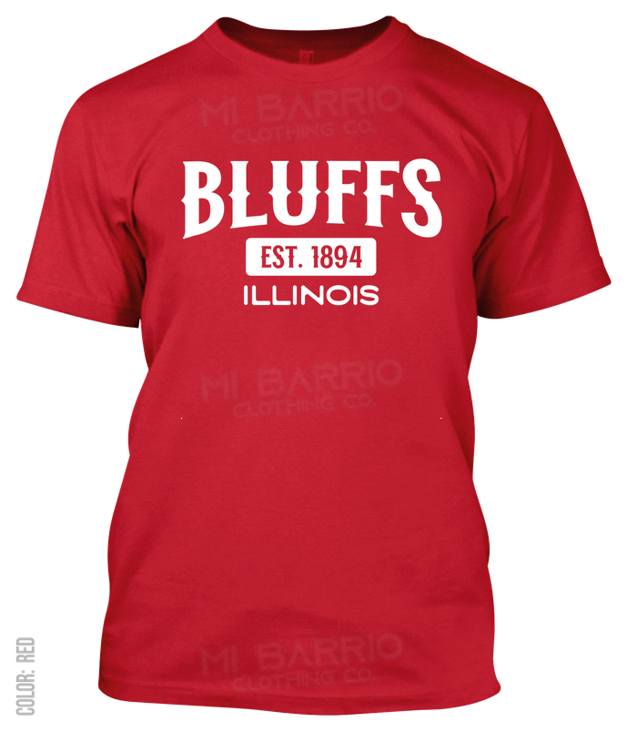 Bluffs, Illinois Athletic T-Shirt