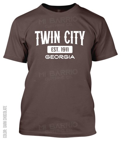 Twin City, Georgia Athletic T-Shirt