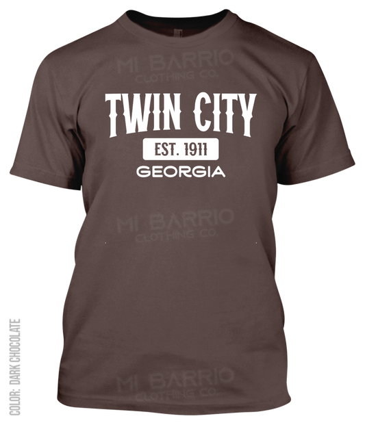 Twin City, Georgia Athletic T-Shirt