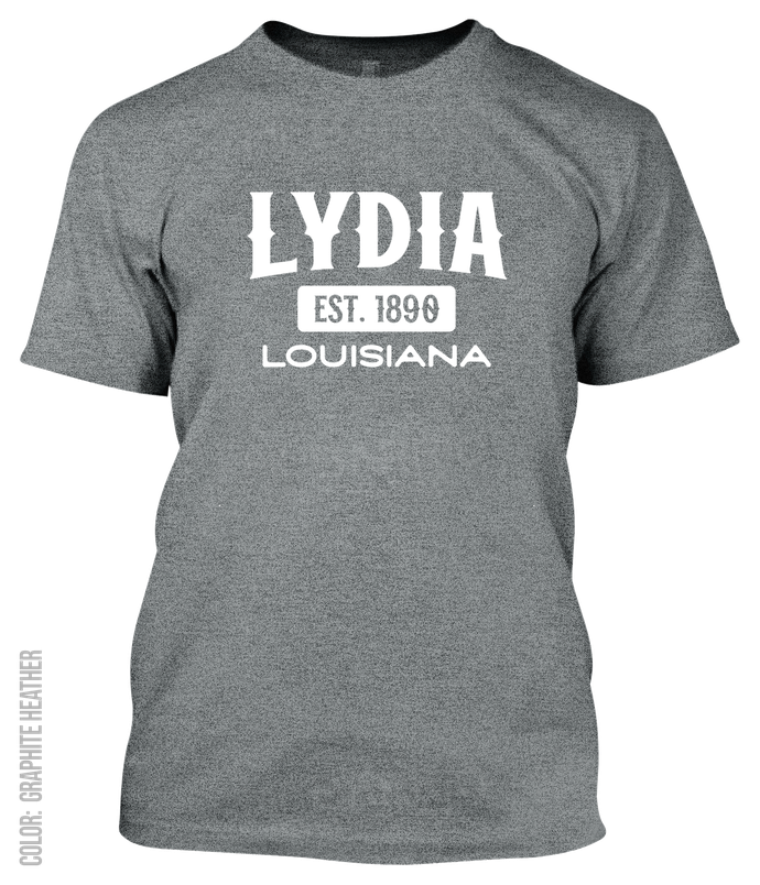 Lydia, Louisiana Athletic T-Shirt