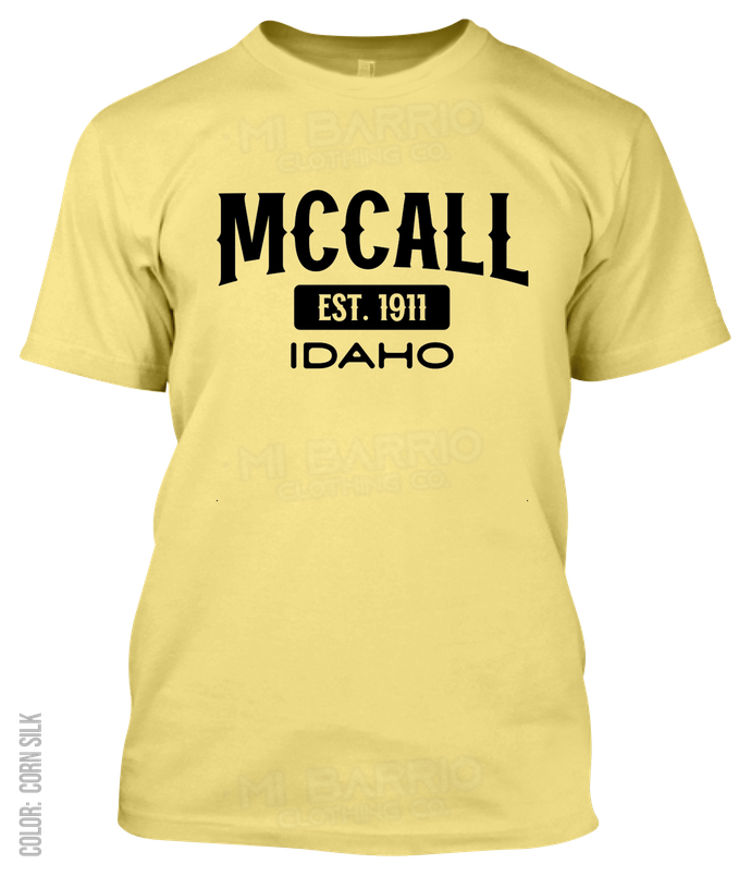 Mccall, Idaho Athletic T-Shirt