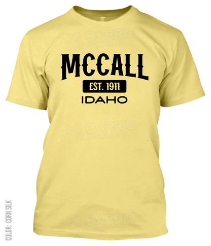 Mccall, Idaho Athletic T-Shirt