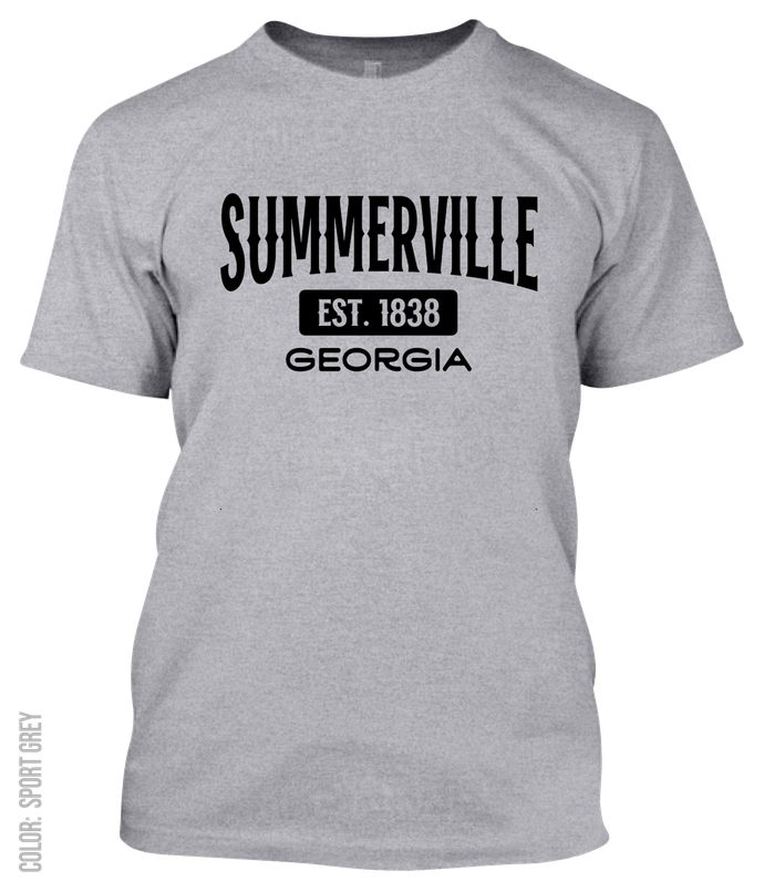 Summerville, Georgia Athletic T-Shirt