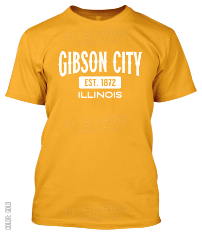Gibson City, Illinois Athletic T-Shirt