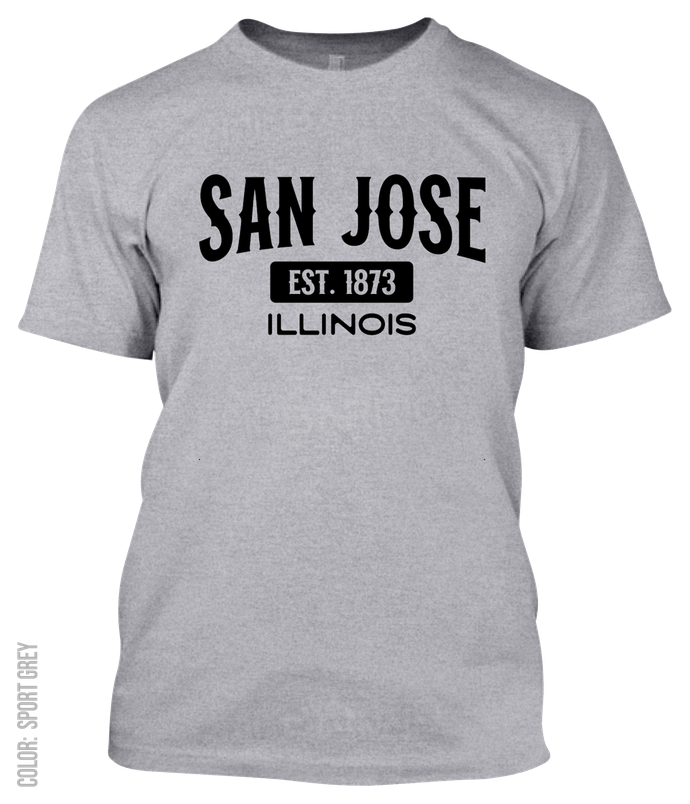 San Jose, Illinois Athletic T-Shirt