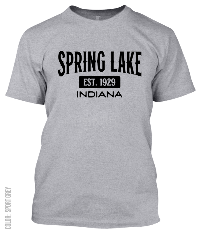 Spring Lake, Indiana Athletic T-Shirt