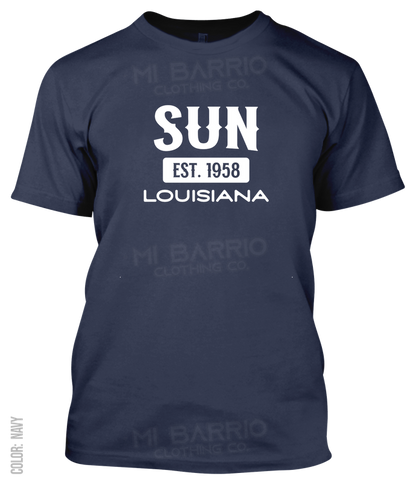 Sun, Louisiana Athletic T-Shirt