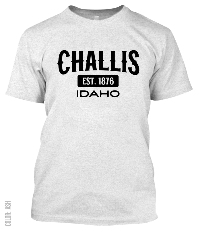 Challis, Idaho Athletic T-Shirt