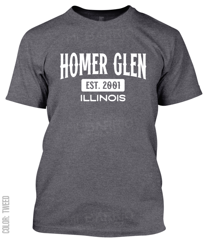 Homer Glen, Illinois Athletic T-Shirt