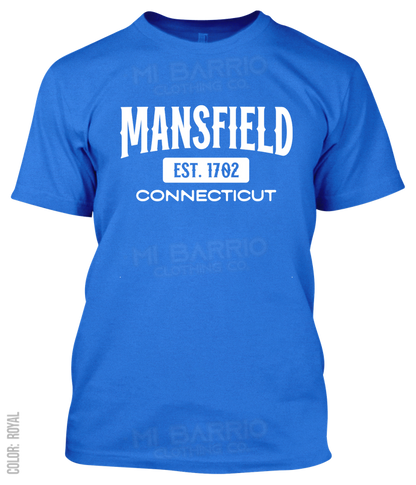 Mansfield, Connecticut Athletic T-Shirt