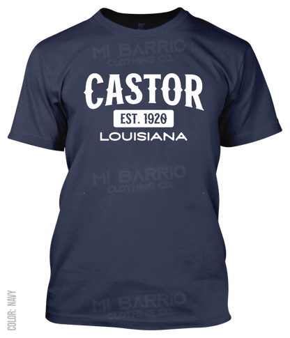 Castor, Louisiana Athletic T-Shirt