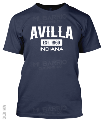 Avilla, Indiana Athletic T-Shirt