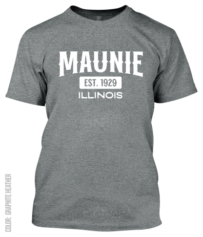 Maunie, Illinois Athletic T-Shirt